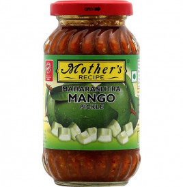 Mother's Recipe Maharashtra Mango Pickle  Glass Jar  300 grams